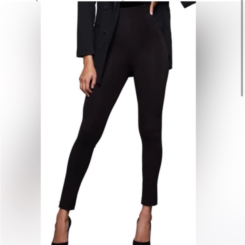 Good American black knit pants, size 5, roughly a US 2XL